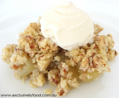 Recipes for apple crumble
